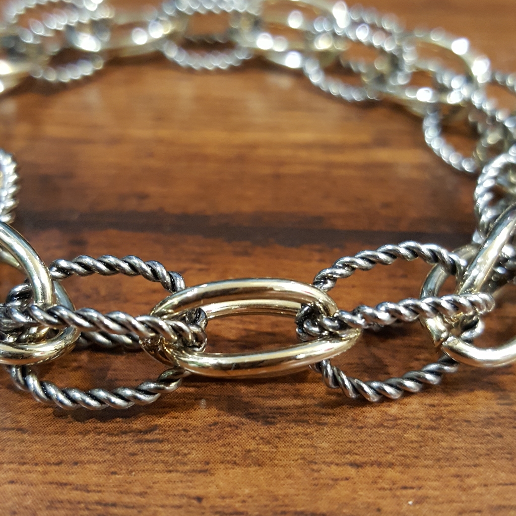Gold Silver Link Bracelet Gold Silver Link Bracelet